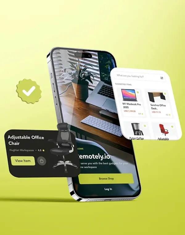 Workspace furniture app